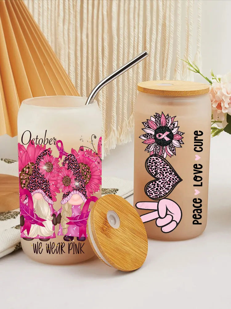 Breast Cancer Awareness Self Adhesive Stickers