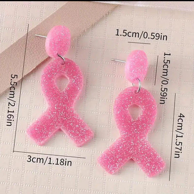 Breast Cancer Awareness Earrings