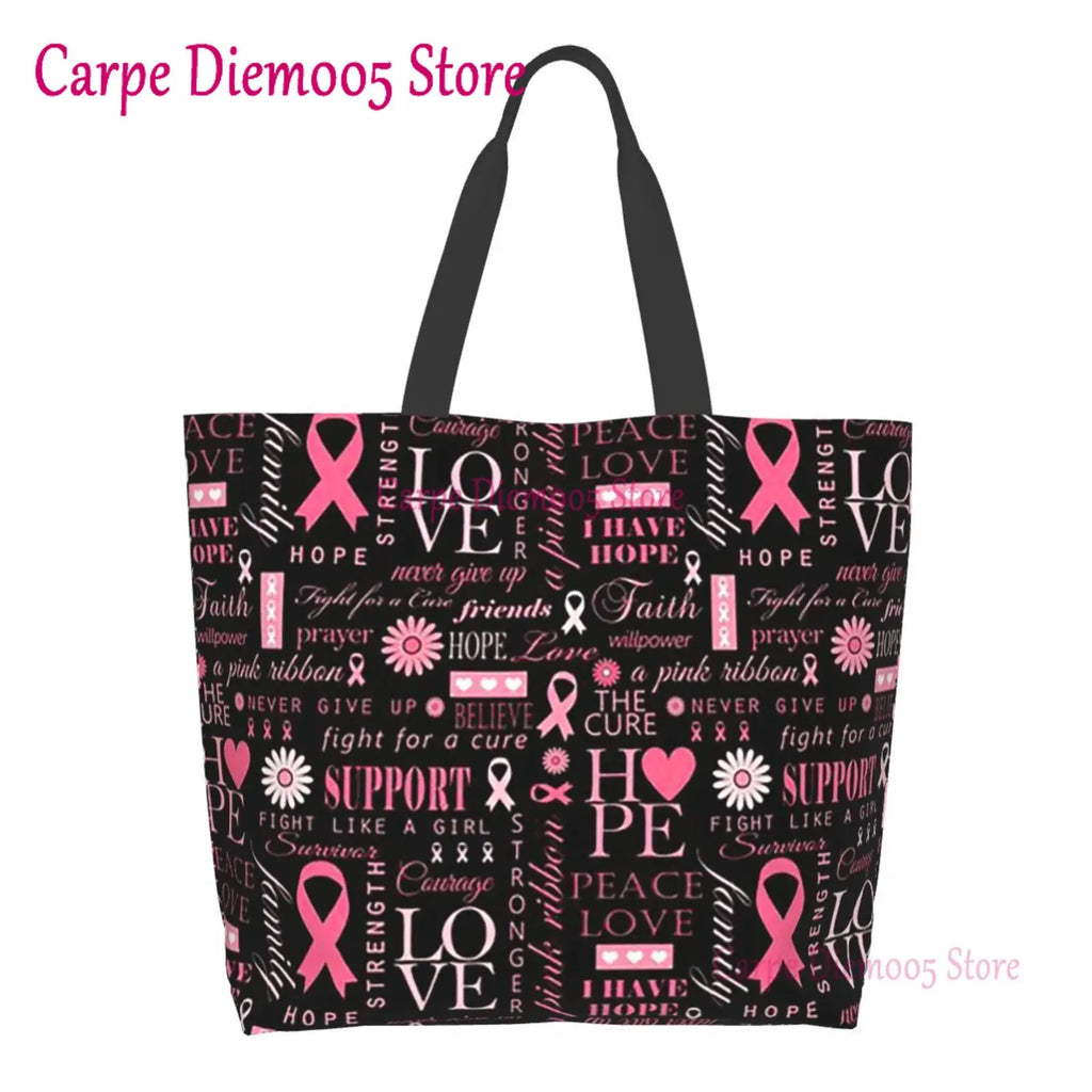 Breast Cancer Awareness Tote Bag