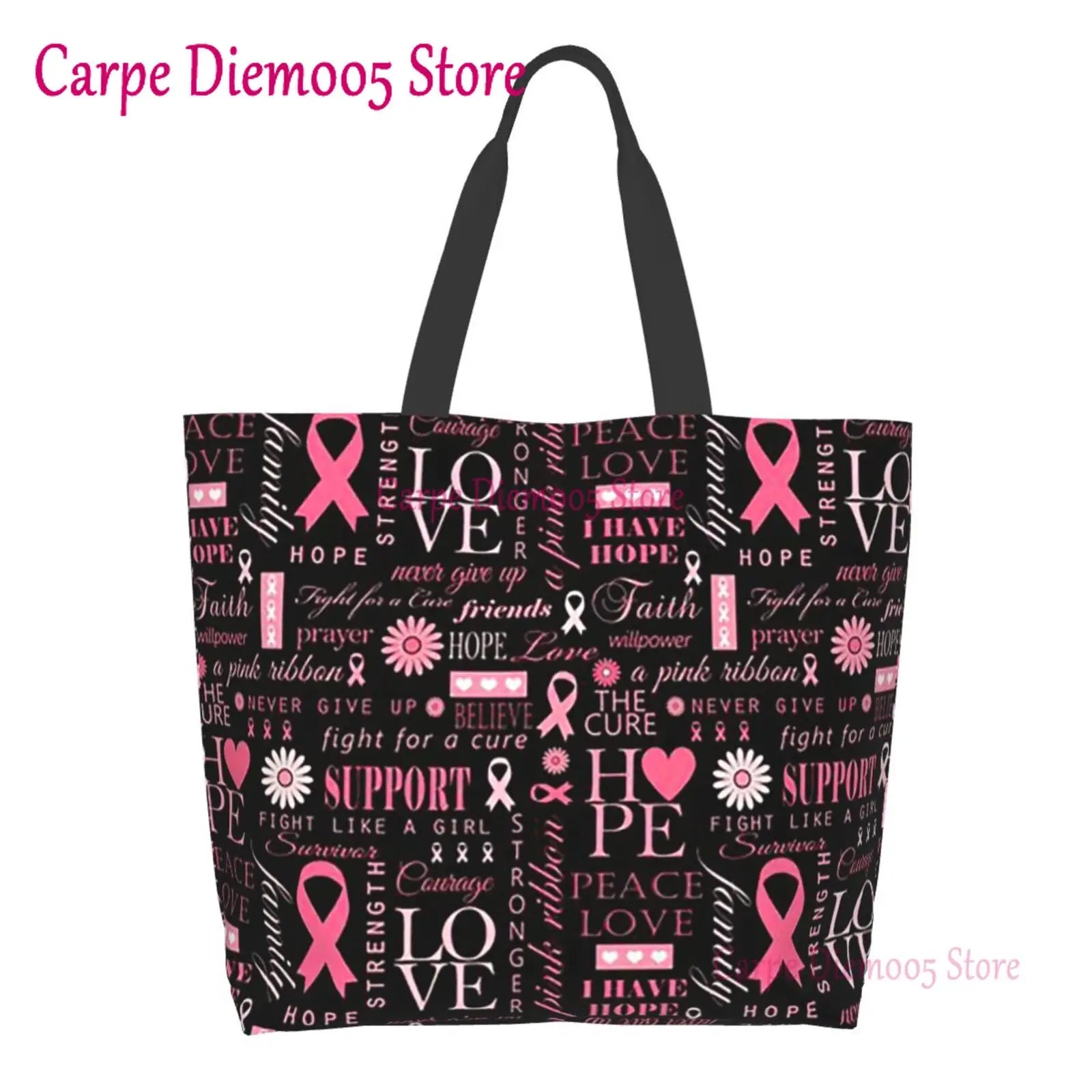 Breast Cancer Awareness Tote Bag