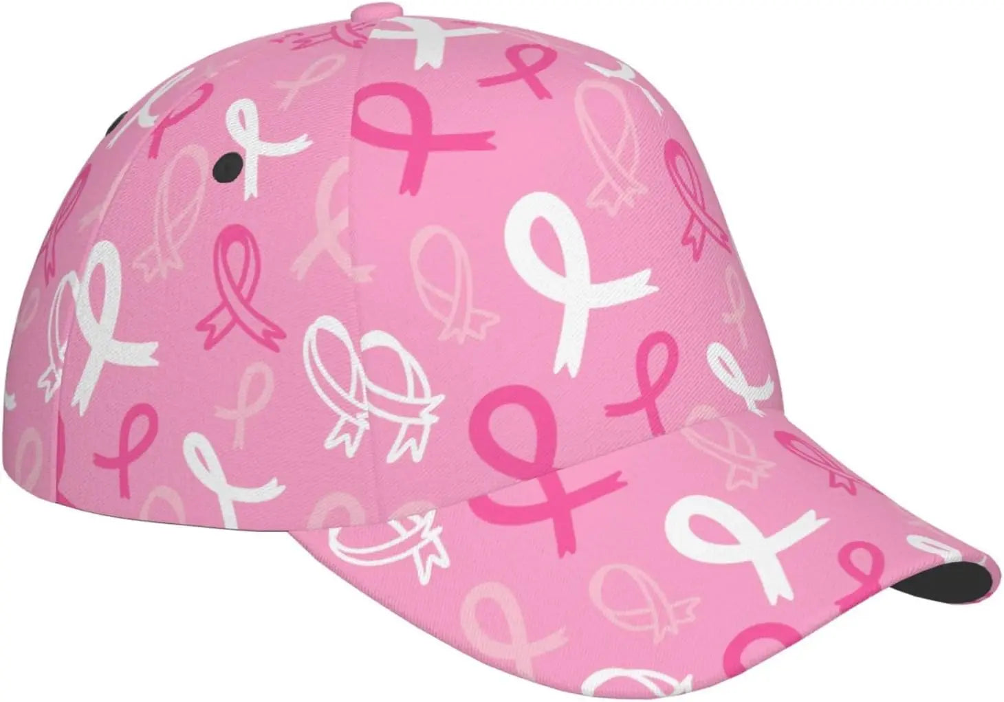 Pink Breast Cancer Ribbons Trucker Cap
