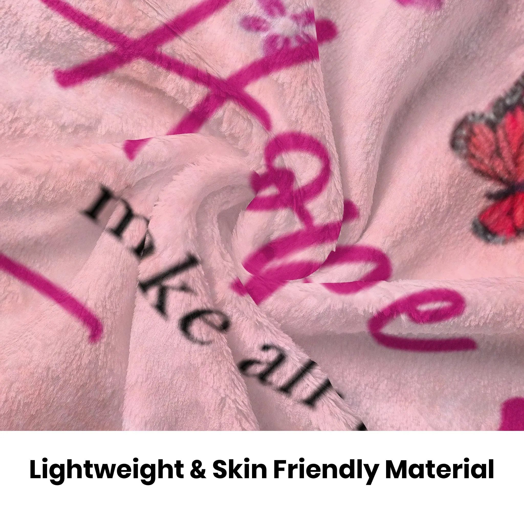 Breast Cancer Awareness Snuggly Blanket