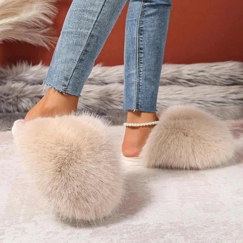 Adorable Super Fuffy Anti-slip Slippers