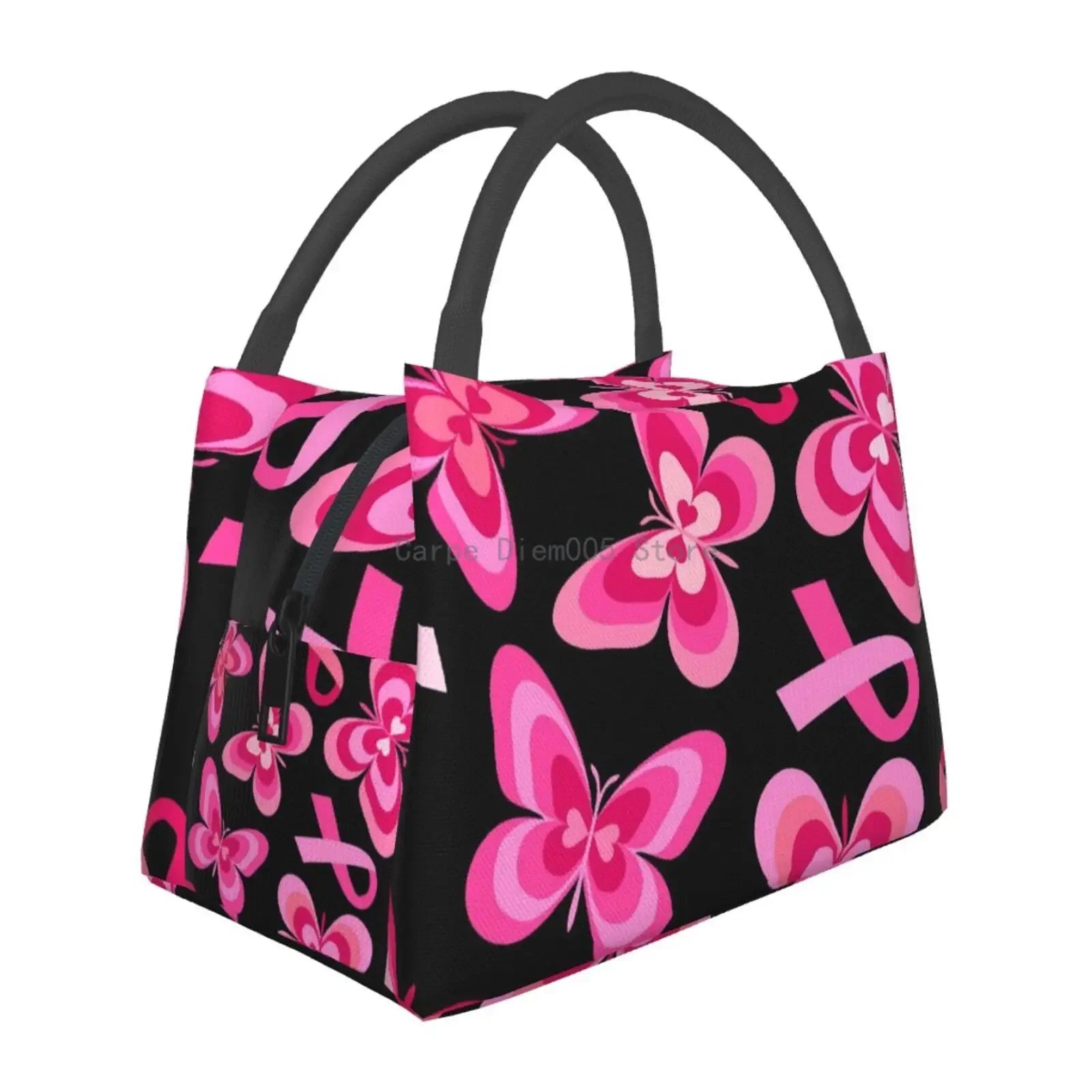 Breast Cancer Awareness Insulated Lunch Bags
