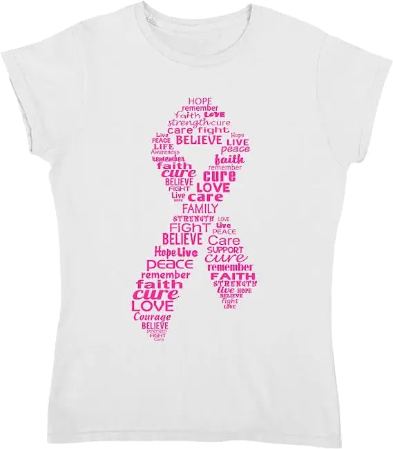 Pink Ribbon Breast Cancer Awareness T-Shirt