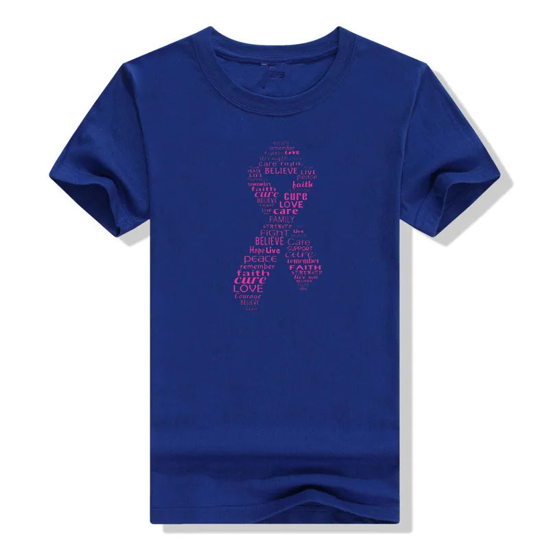 Pink Ribbon Breast Cancer Awareness T-Shirt