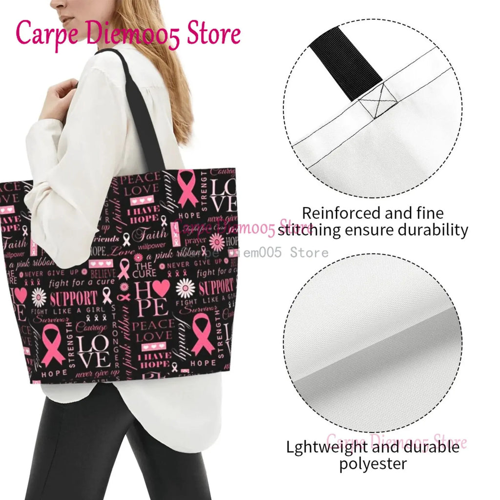 Breast Cancer Awareness Tote Bag