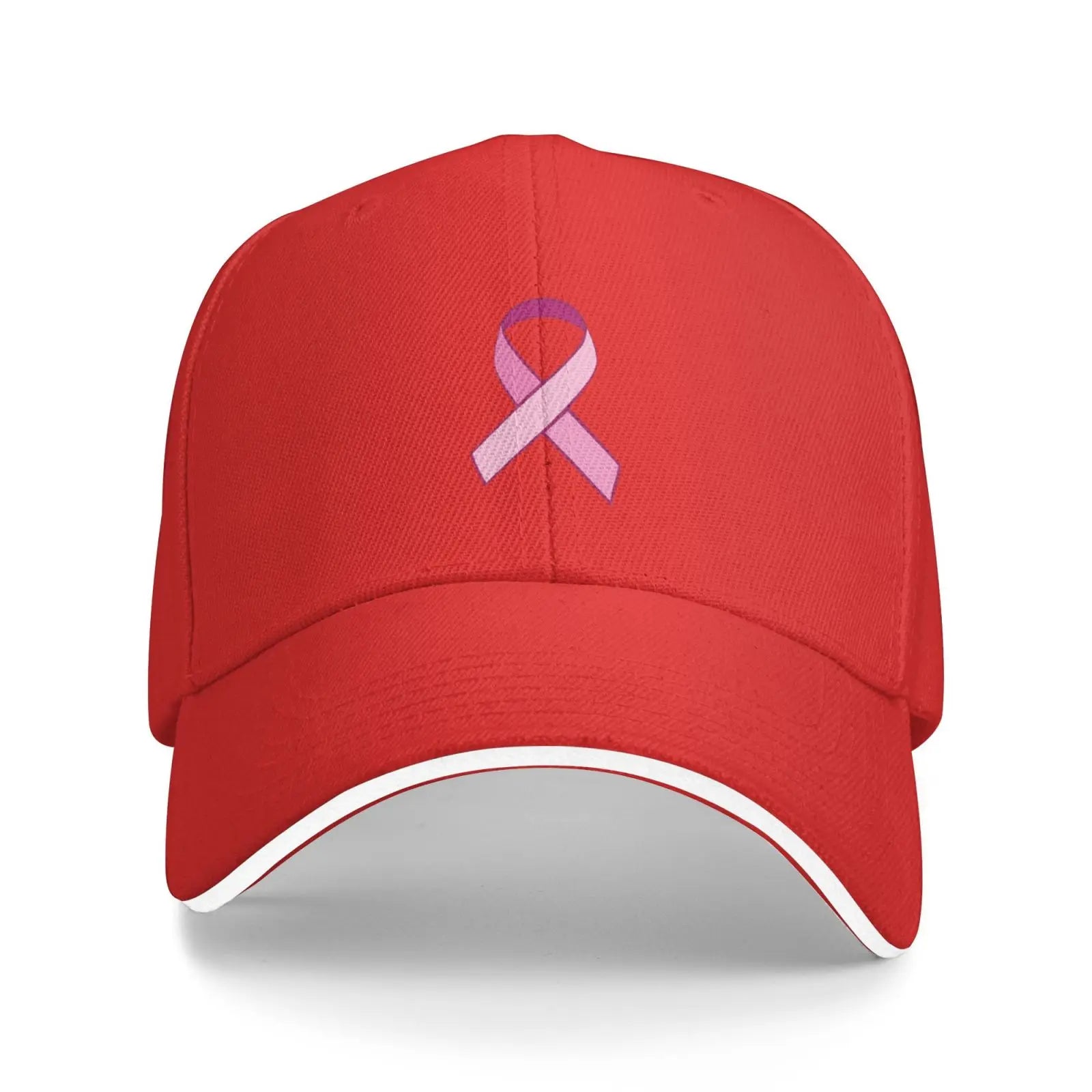 Pink Ribbon Support Breast Cancer Baseball Caps