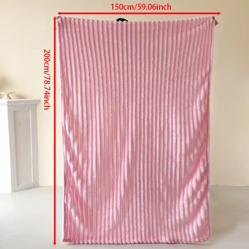 Cozy and wonderfully soft throw blanket.