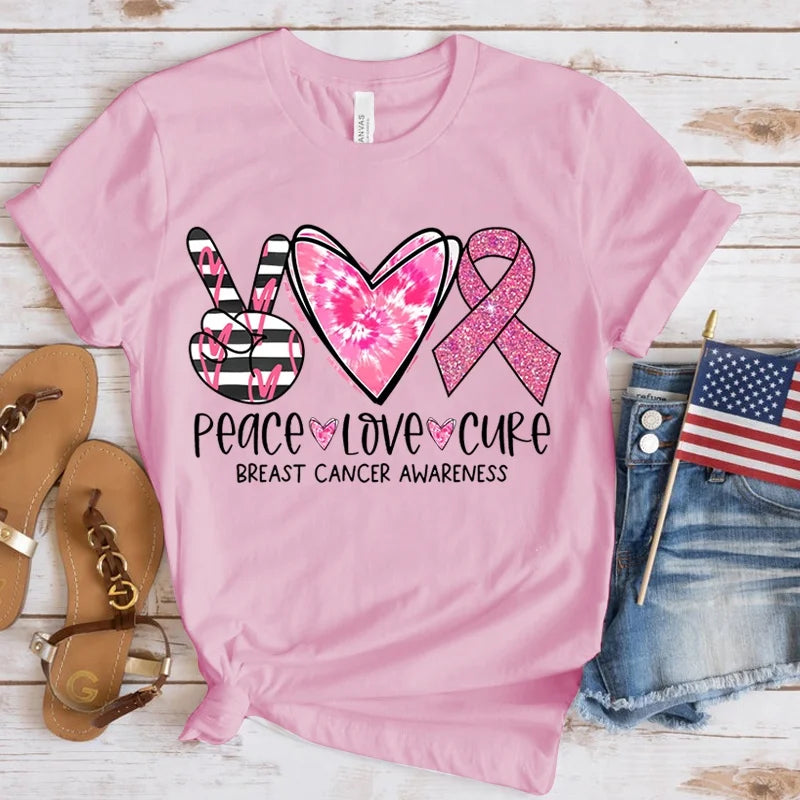 Peace Love Cure T-Shirt