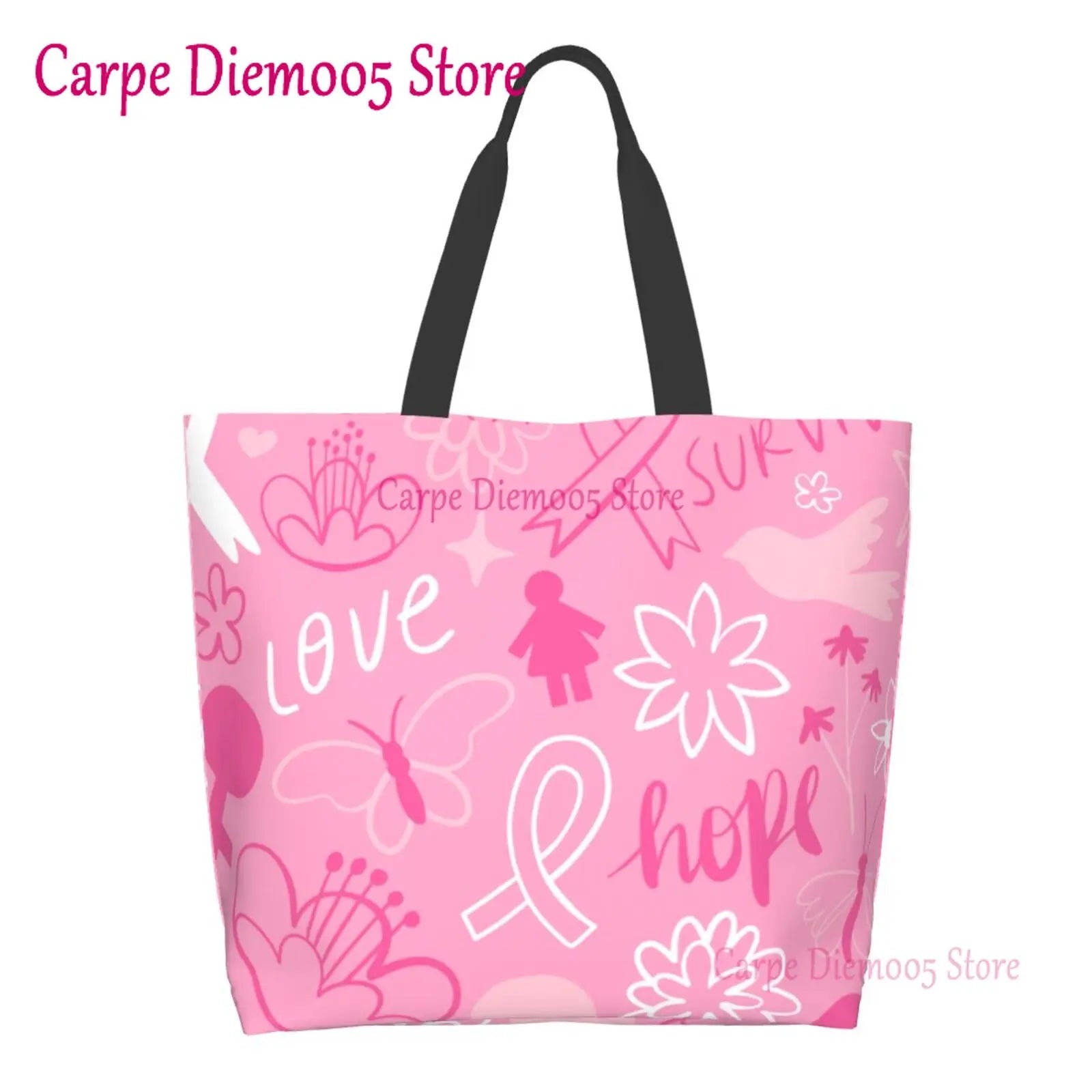 Breast Cancer Awareness Tote Bag