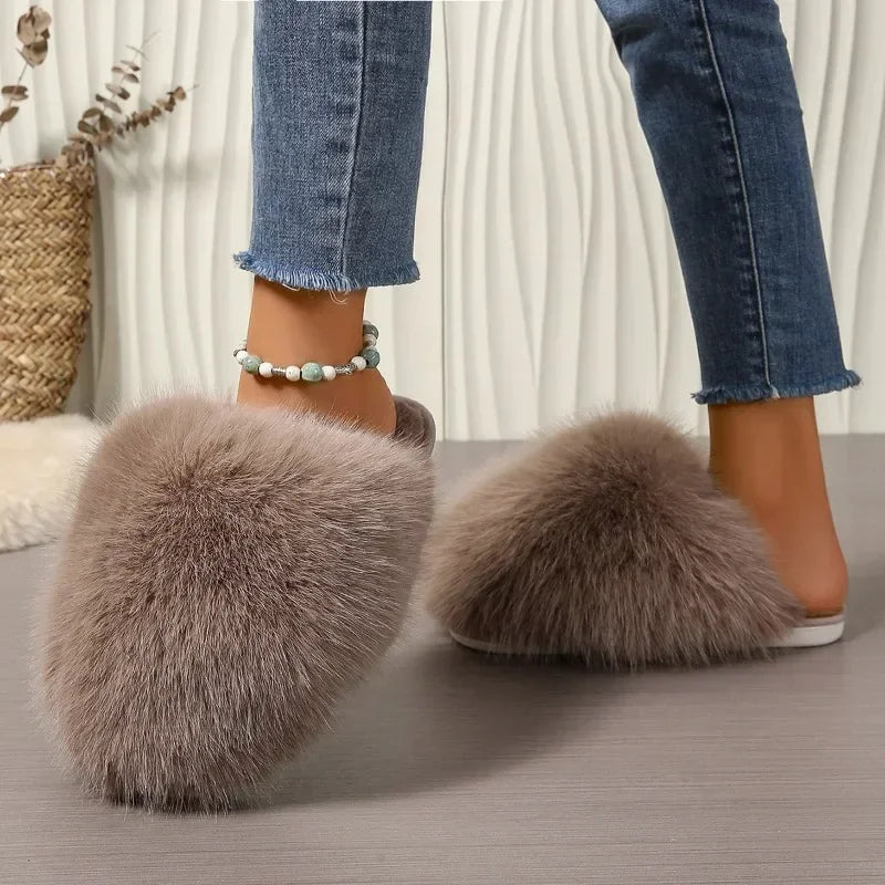 Adorable Super Fuffy Anti-slip Slippers