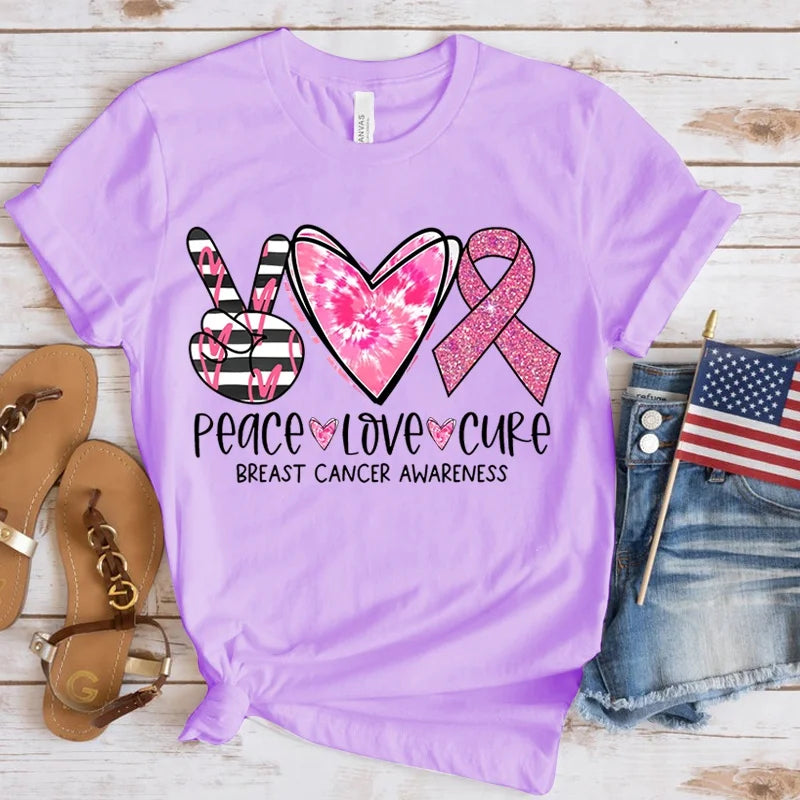 Peace Love Cure T-Shirt