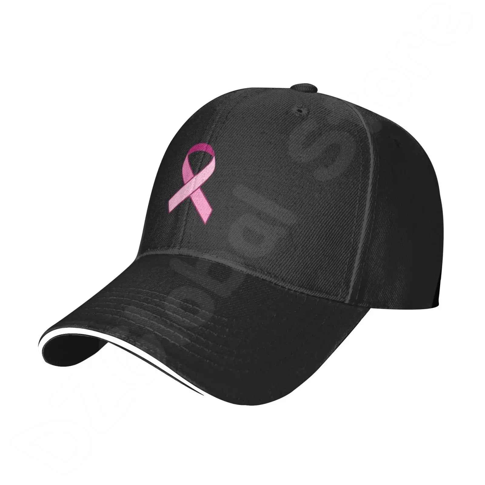 Pink Ribbon Support Breast Cancer Baseball Caps