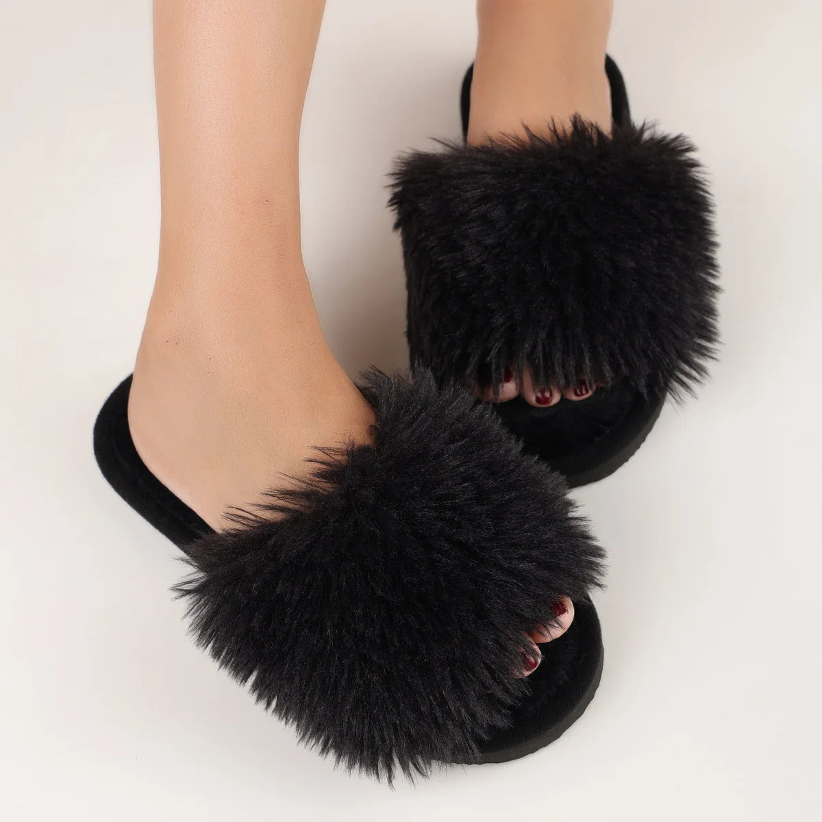 Fluffy Plush Slippers