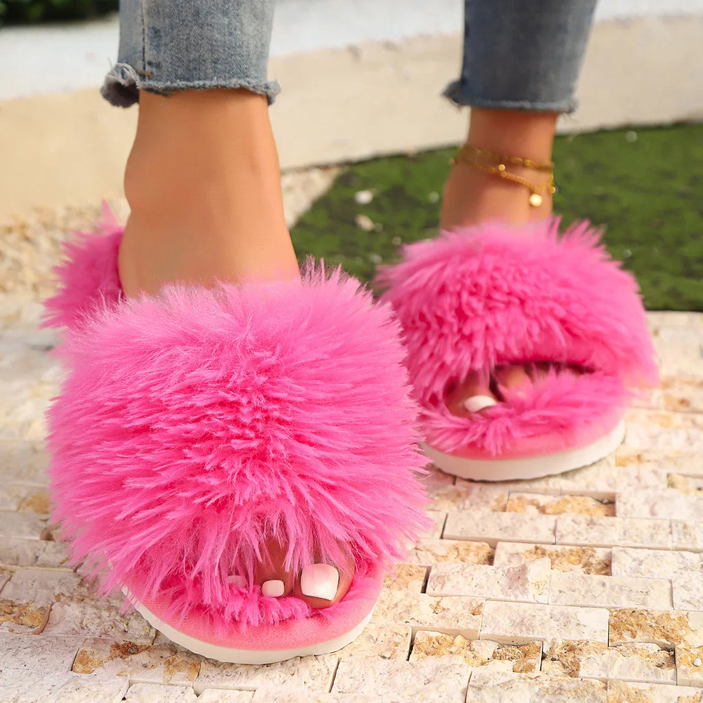 Fluffy Plush Slippers
