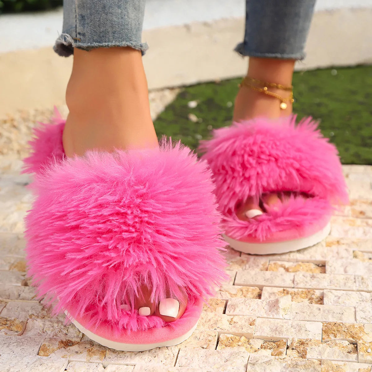 Fluffy Plush Slippers