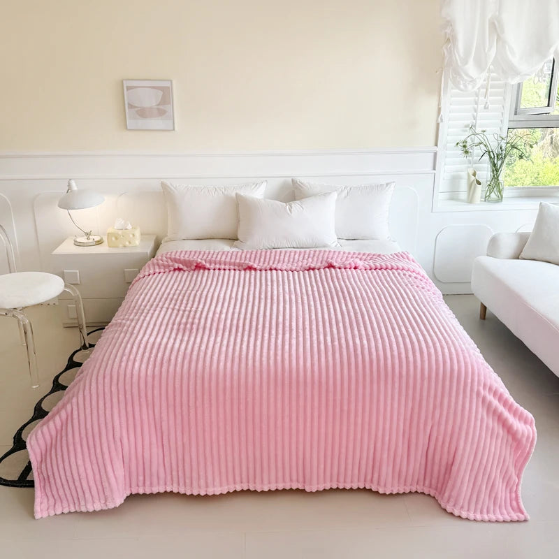 Cozy and wonderfully soft throw blanket.