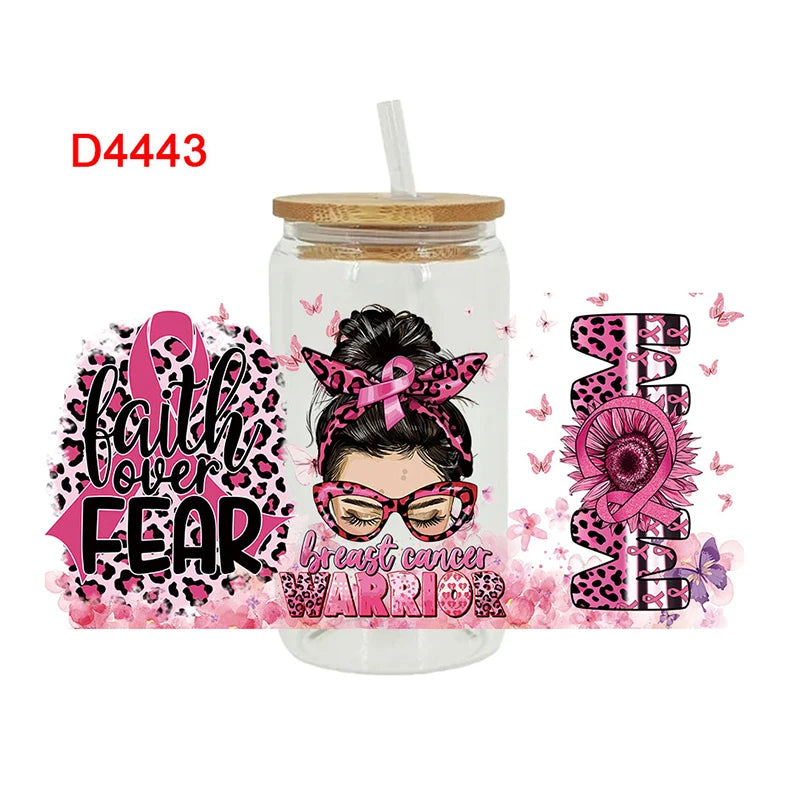 Breast Cancer Awareness Self Adhesive Stickers