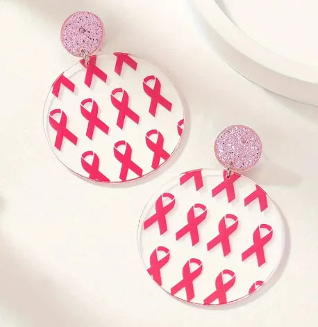 Breast Cancer Awareness Earrings
