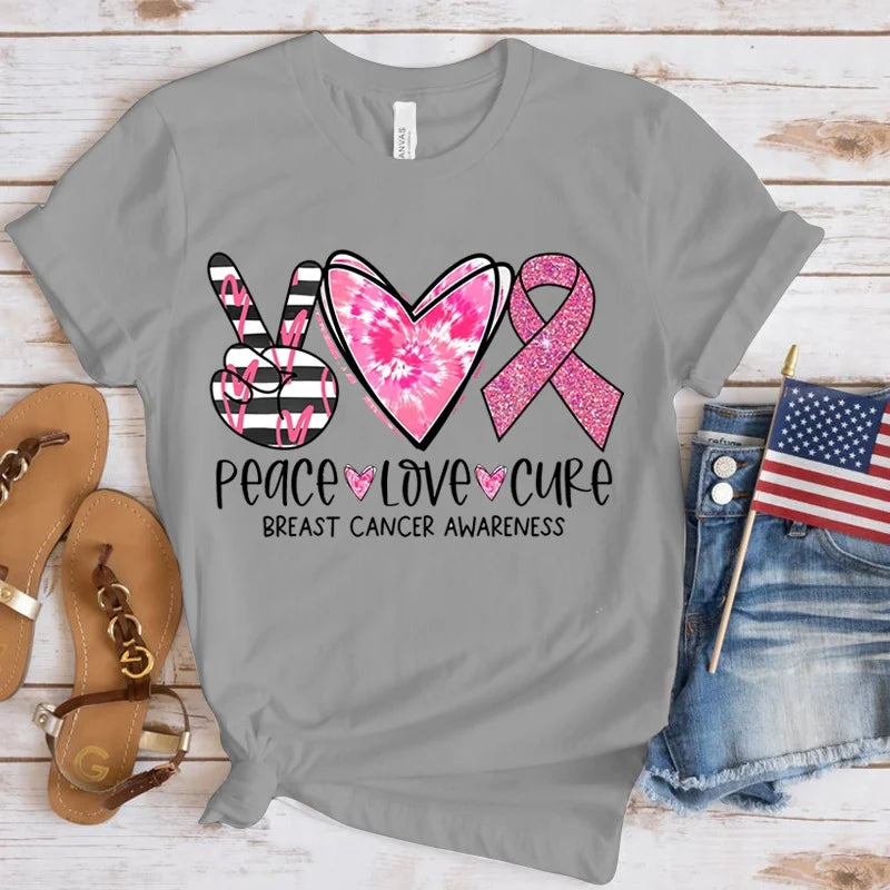 Peace Love Cure T-Shirt
