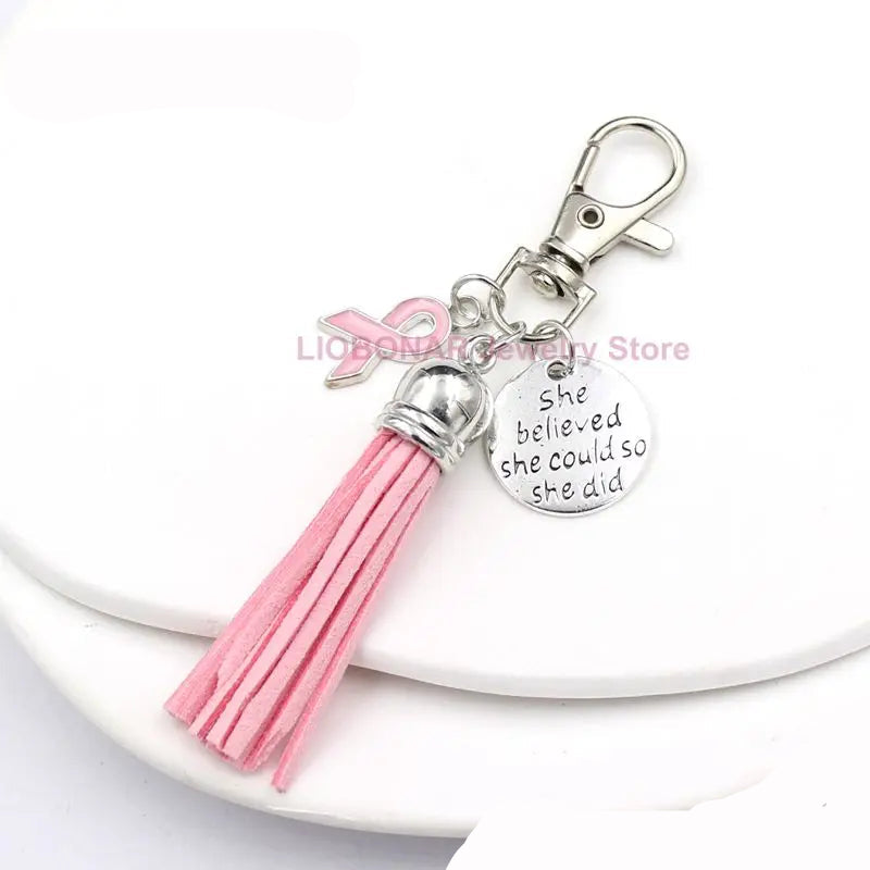 Pink Tassel Key Chain ~ Choose from 4
