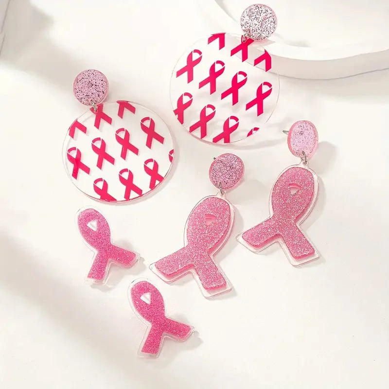 Breast Cancer Awareness Earrings