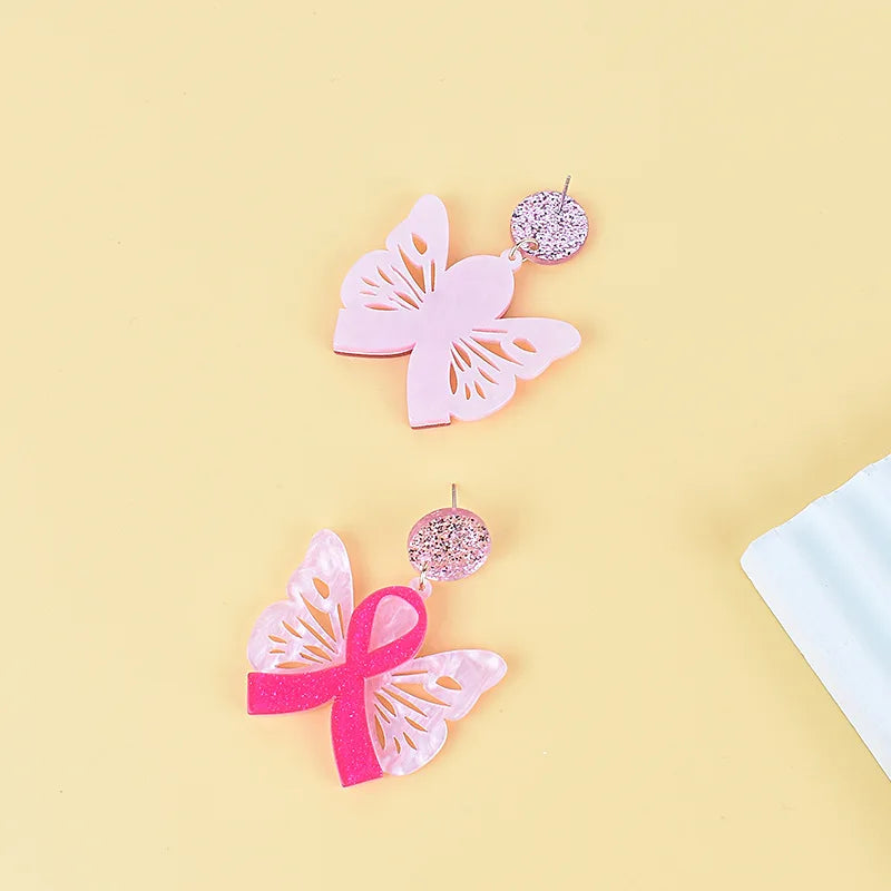 Breast Cancer Awareness Earrings