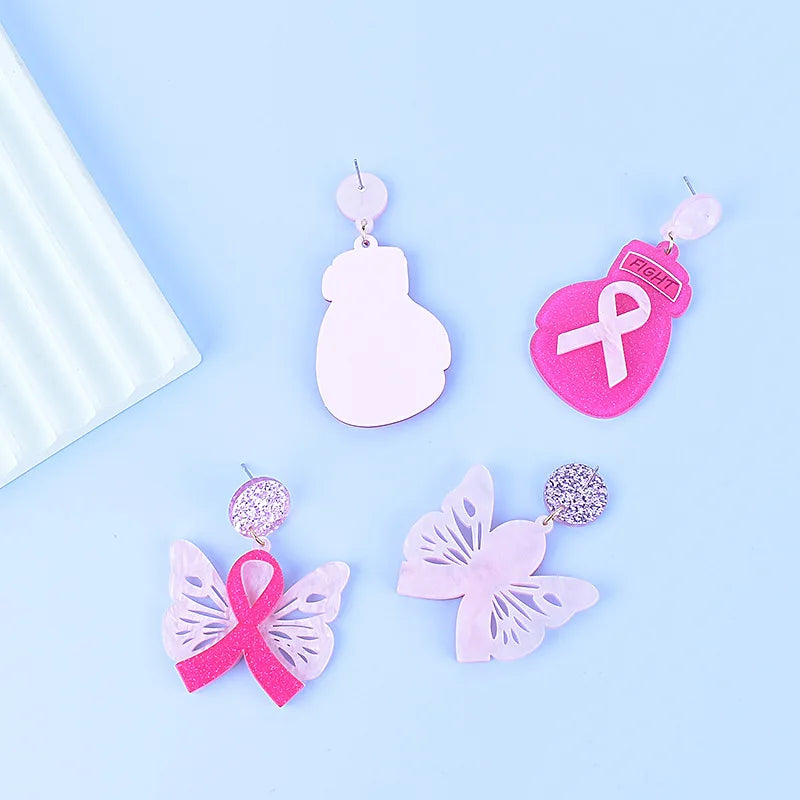 Breast Cancer Awareness Earrings