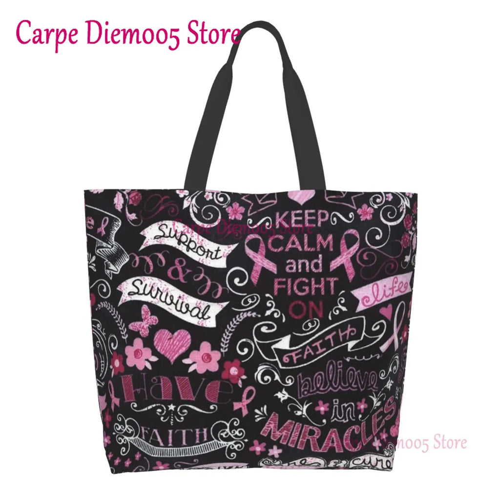 Breast Cancer Awareness Tote Bag