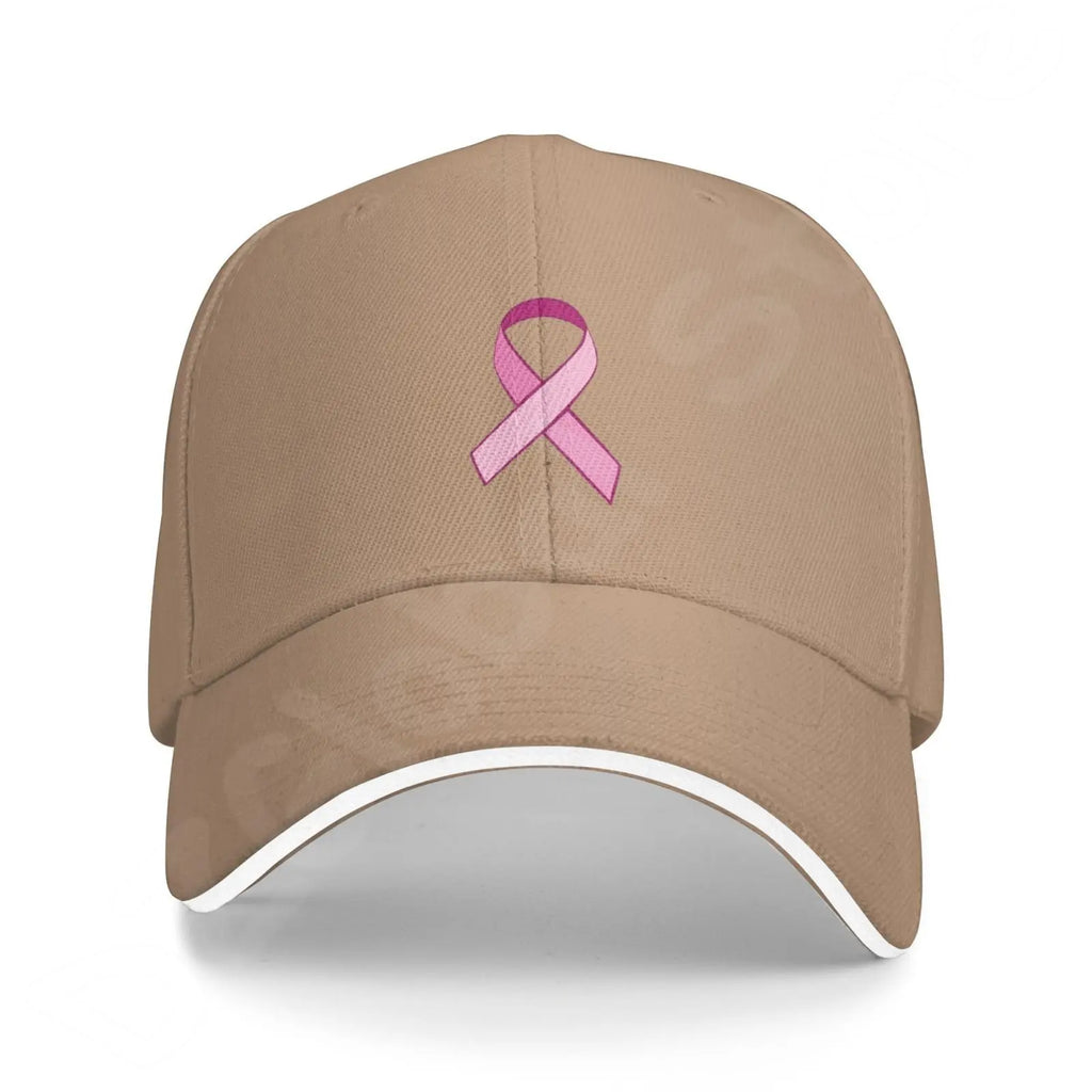 Pink Ribbon Support Breast Cancer Baseball Caps