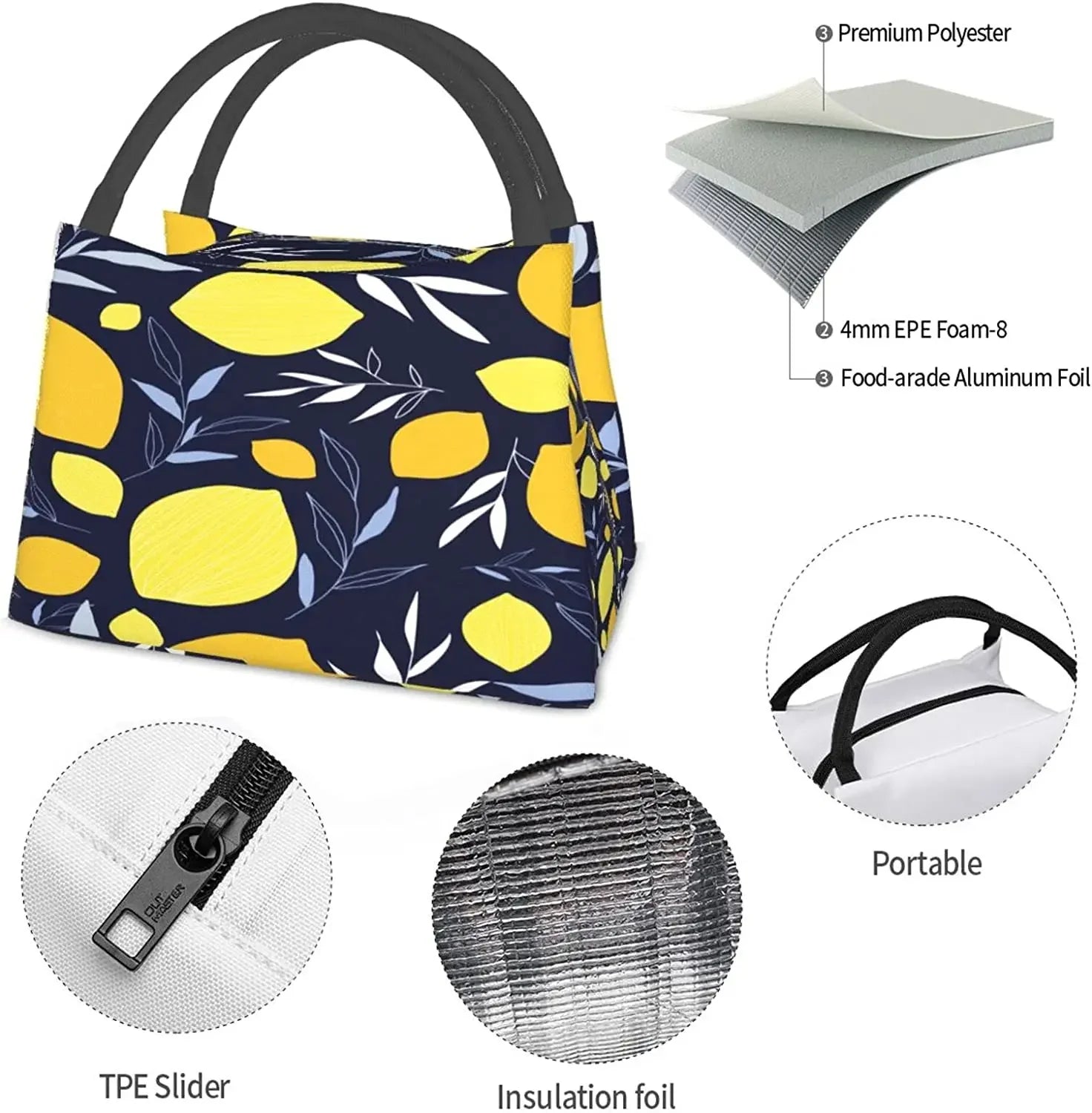 Breast Cancer Awareness Insulated Lunch Bags