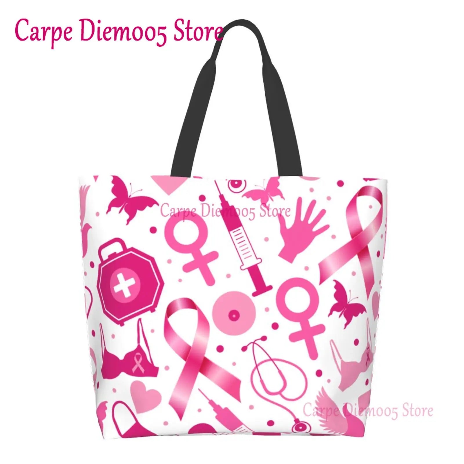 Breast Cancer Awareness Tote Bag