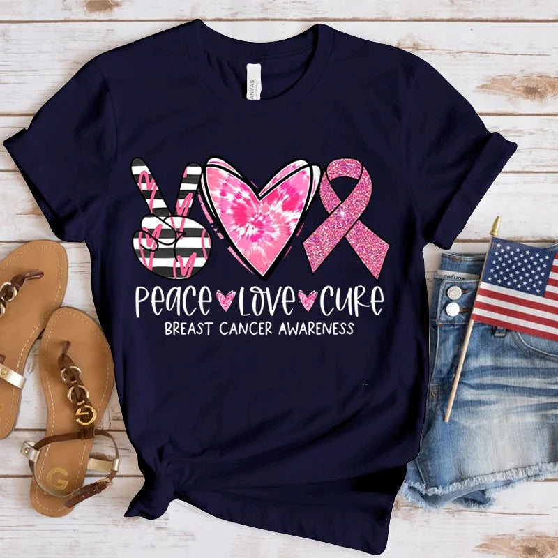 Peace Love Cure T-Shirt