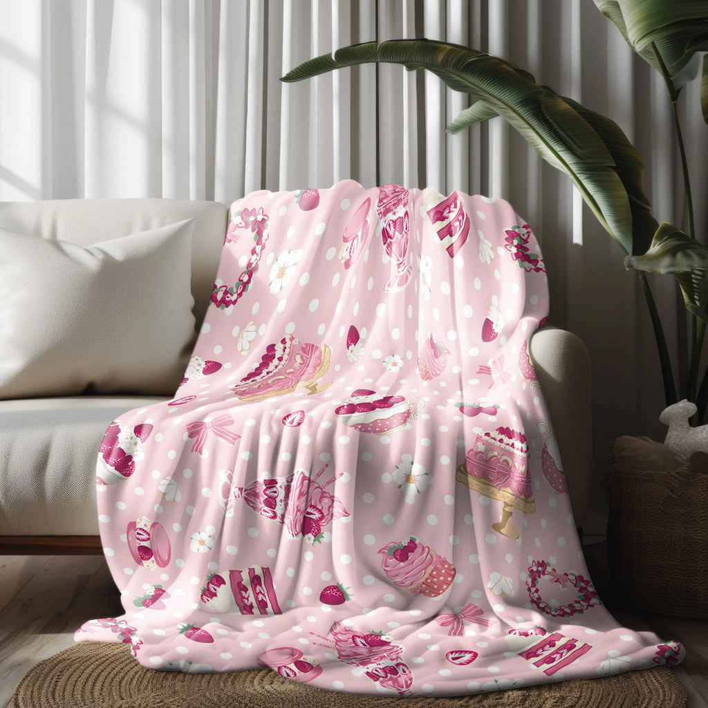 Sweet Treats Cuddly Throw Blacket