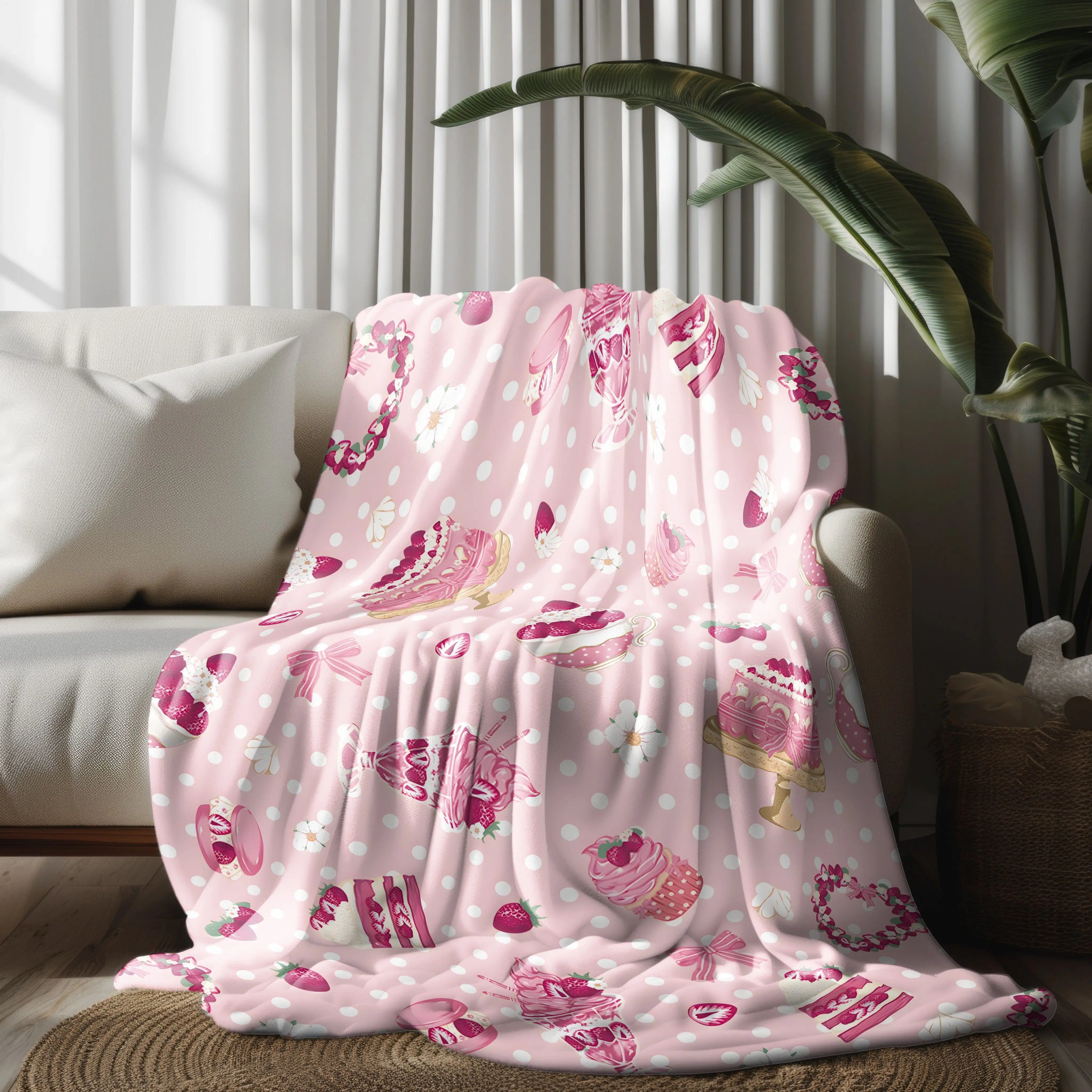 Sweet Treats Cuddly Throw Blacket