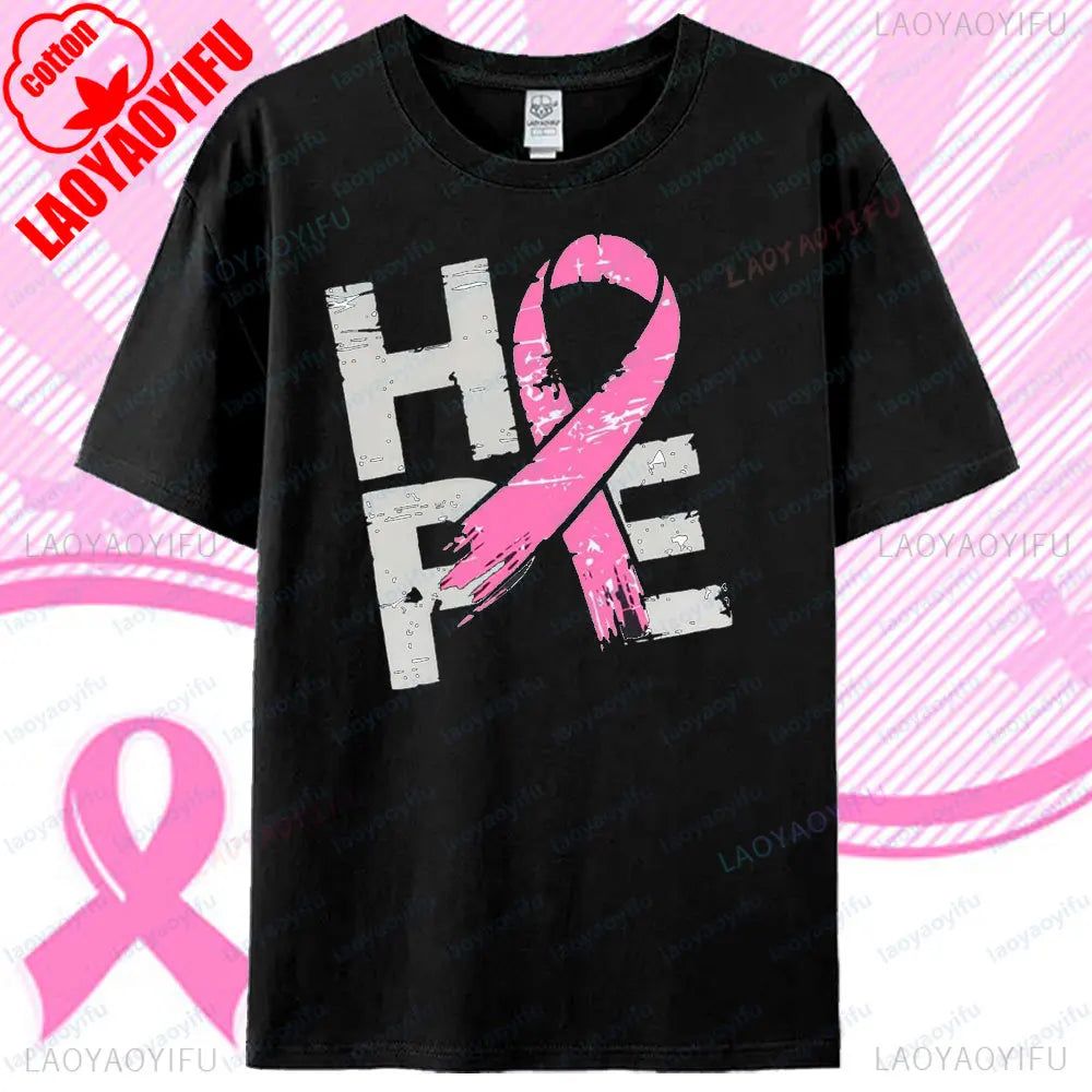 Breast Cancer Tshirts ~ Double Ribbons and HOPE