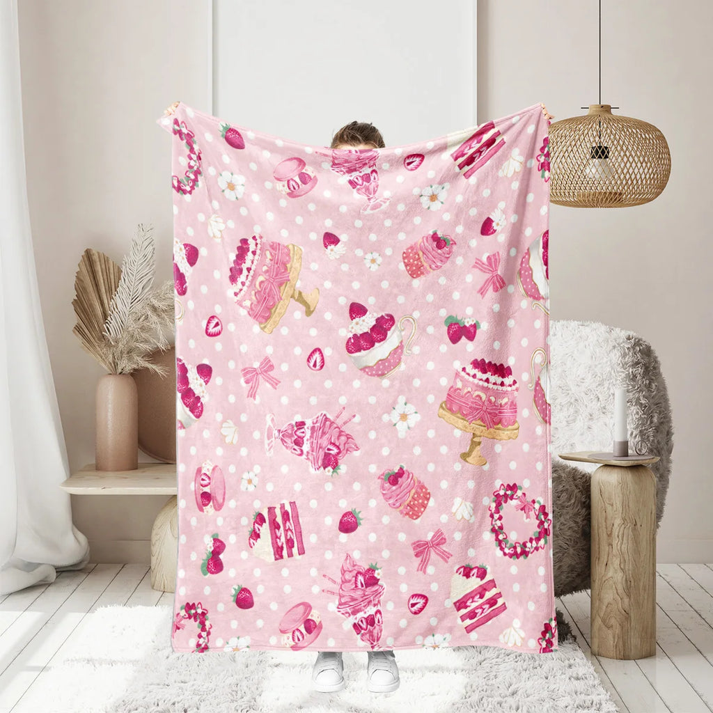 Sweet Treats Cuddly Throw Blacket