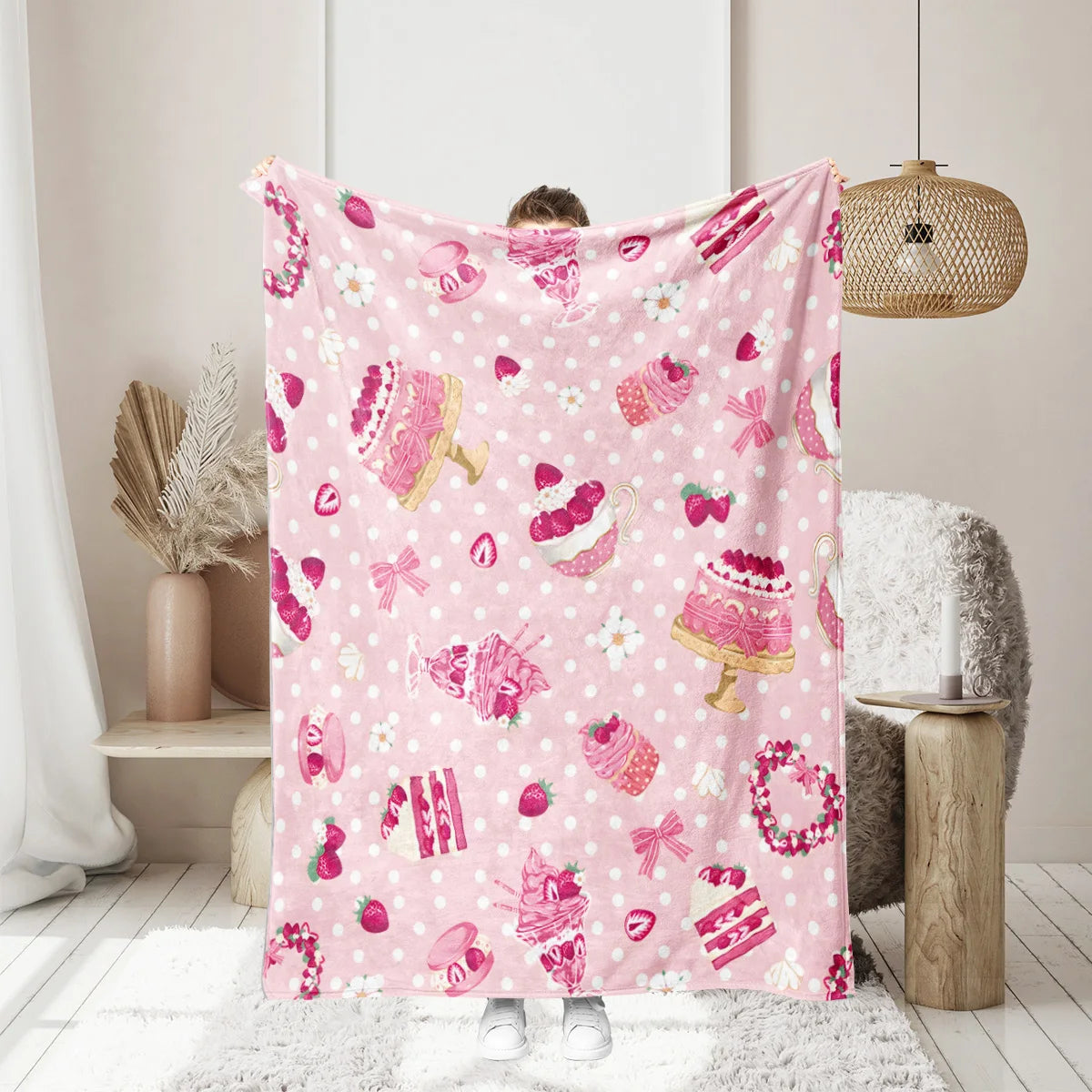 Sweet Treats Cuddly Throw Blacket