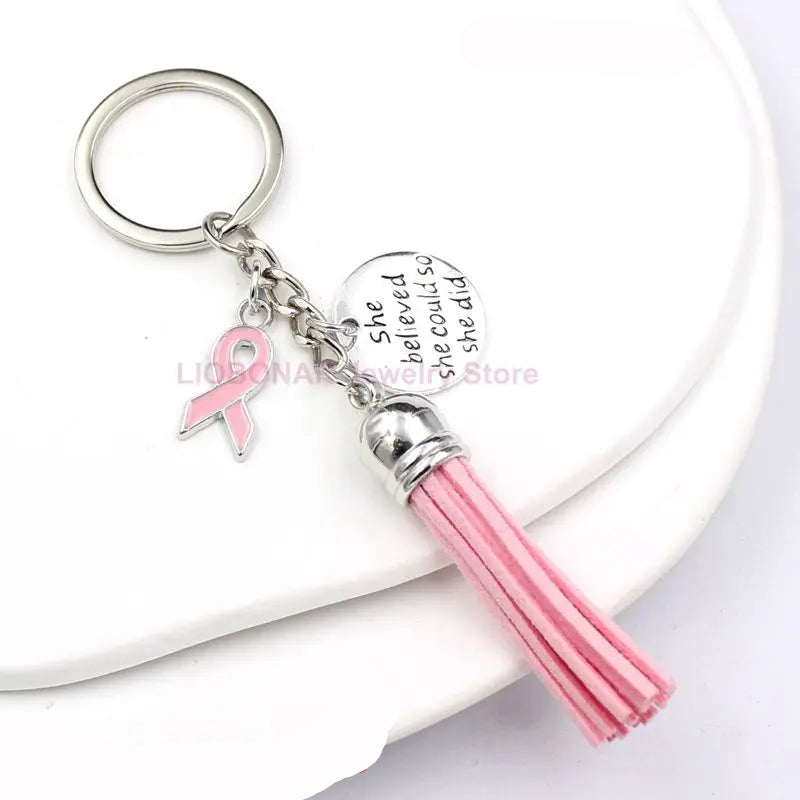 Pink Tassel Key Chain ~ Choose from 4