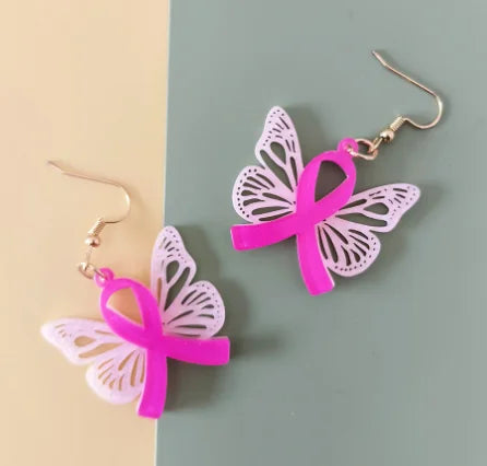 Breast Cancer Awareness Earrings