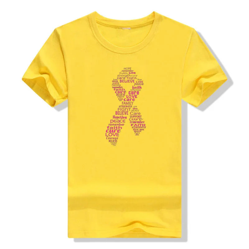 Pink Ribbon Breast Cancer Awareness T-Shirt