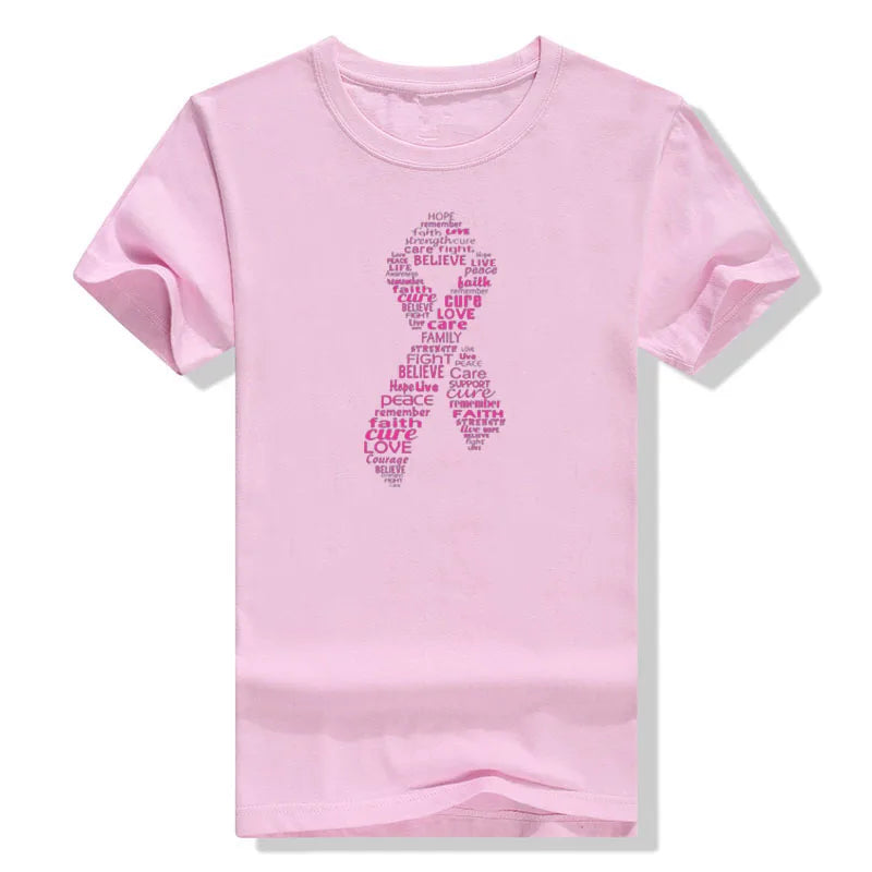 Pink Ribbon Breast Cancer Awareness T-Shirt