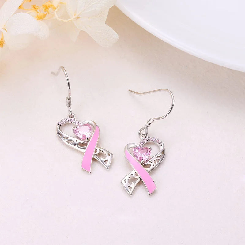 Breast Cancer Awareness Earrings