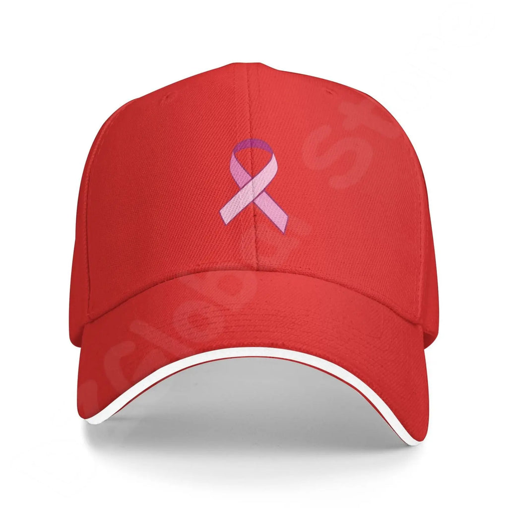 Pink Ribbon Support Breast Cancer Baseball Caps