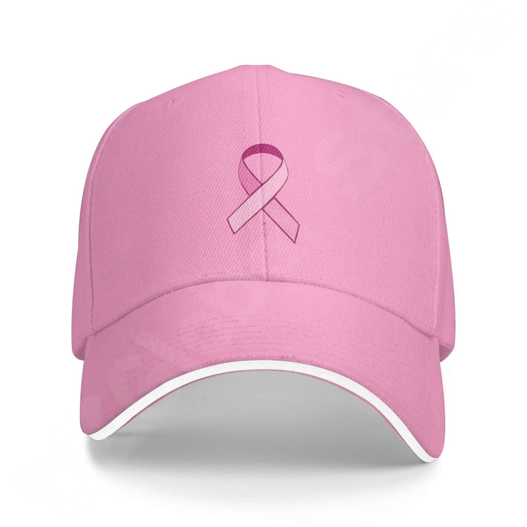 Pink Ribbon Support Breast Cancer Baseball Caps