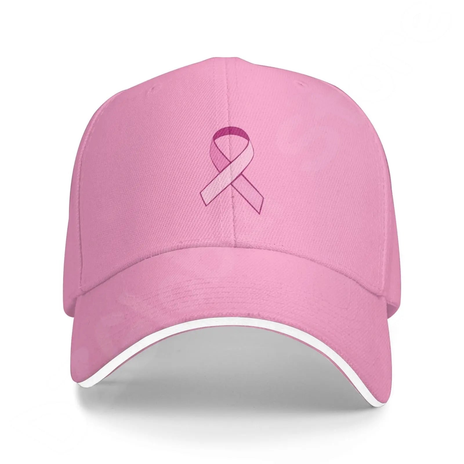 Pink Ribbon Support Breast Cancer Baseball Caps