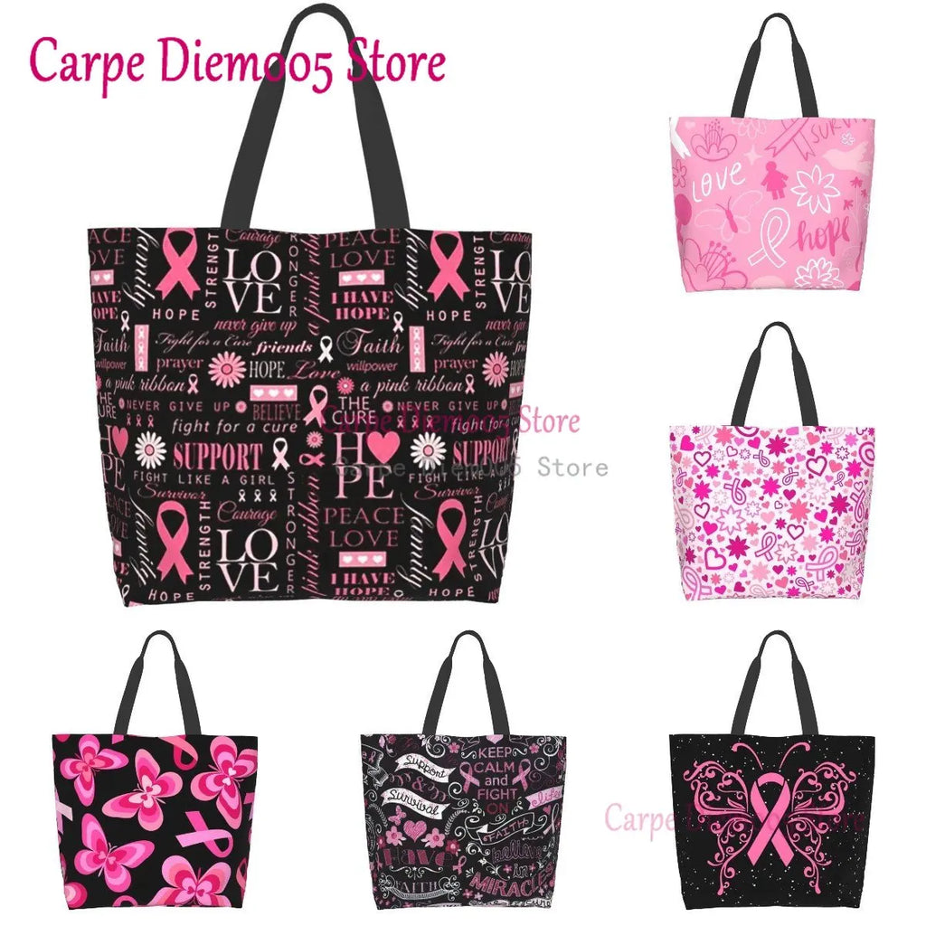 Breast Cancer Awareness Tote Bag