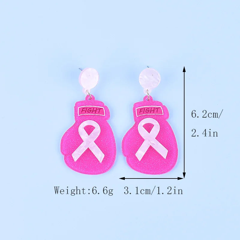 Breast Cancer Awareness Earrings