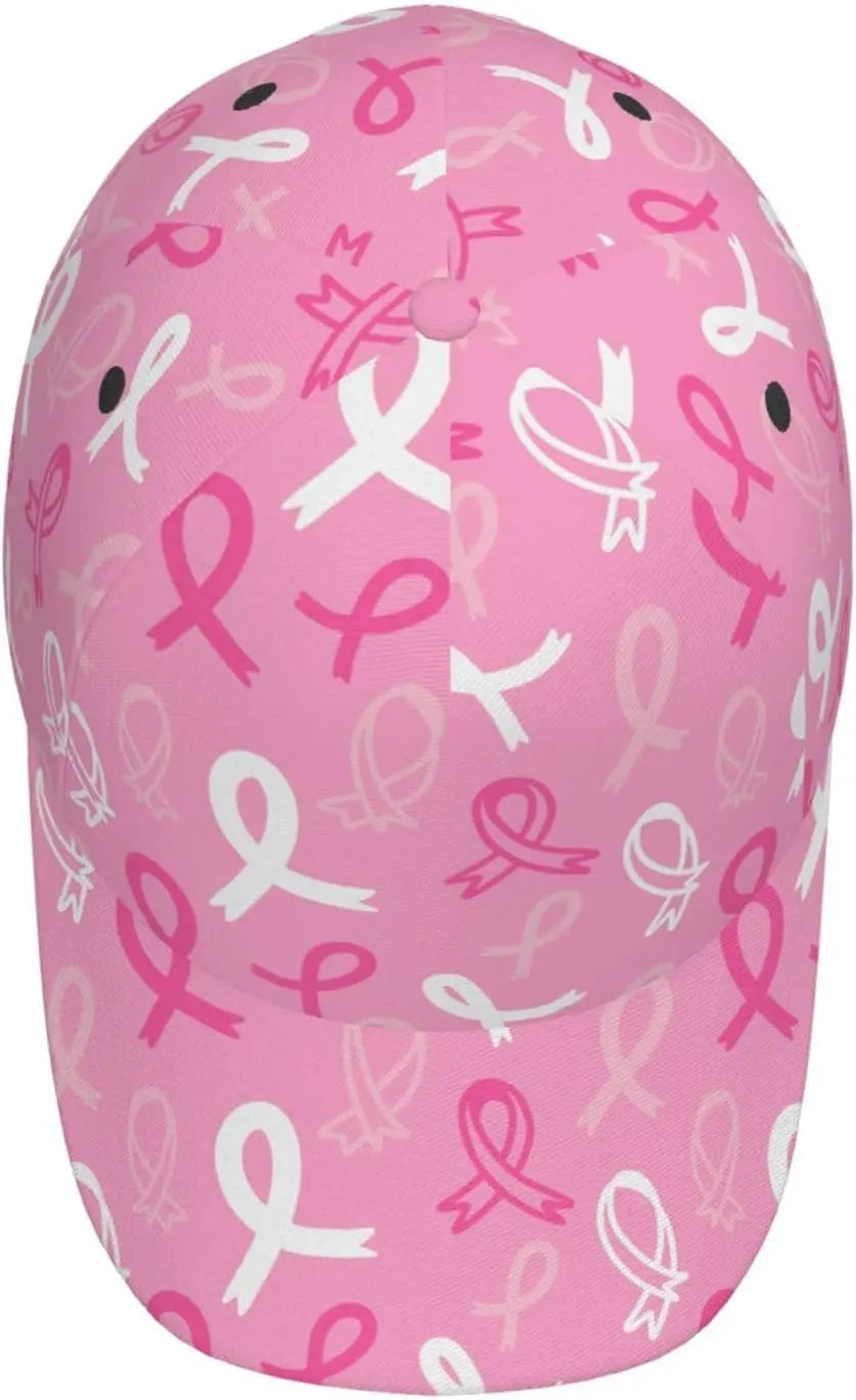 Pink Breast Cancer Ribbons Trucker Cap